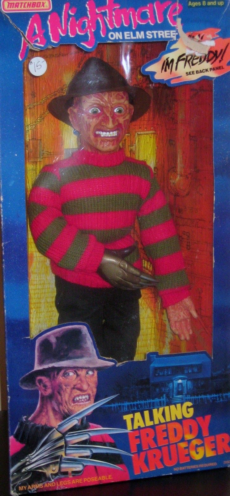 Freddy Krueger-talking - Matchbox (Horror Movies) action figure collectible [Barcode 026071031507] - Main Image 2
