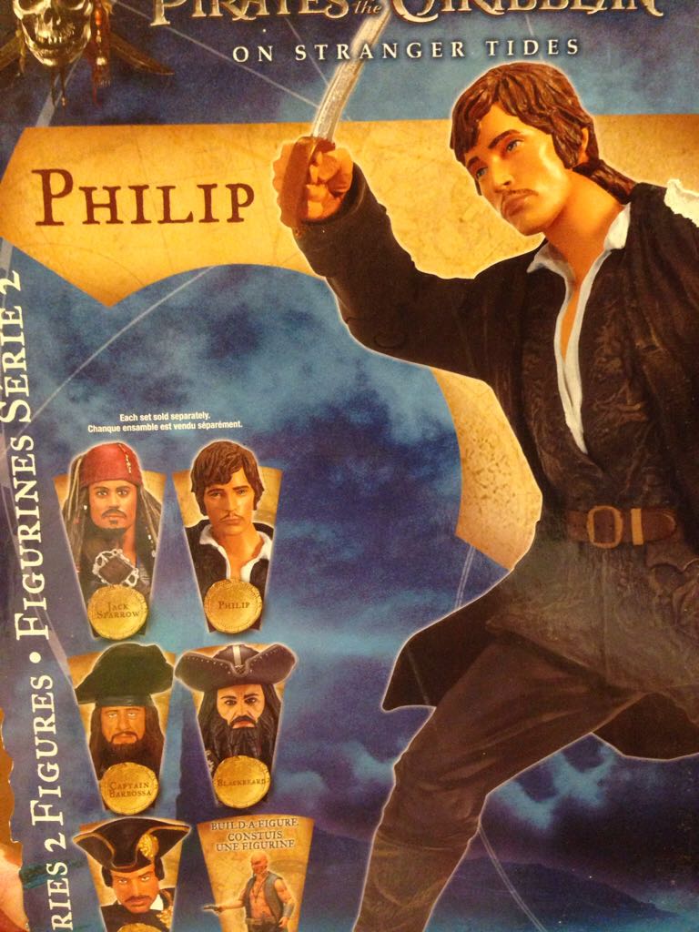 Pirates Of The Caribbean On Stranger Rides Phillip Figure - Jakks Pacific action figure collectible [Barcode 039897337487] - Main Image 2