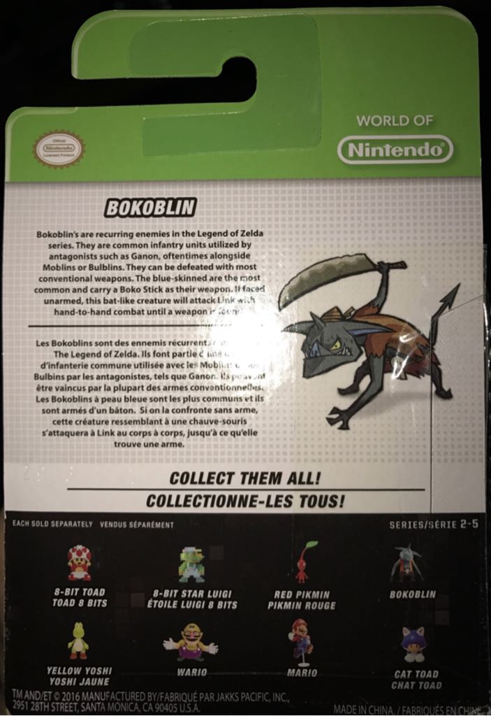 Bobkolin - JAKKS Pacific, Inc. (World Of Nintendo) action figure collectible [Barcode 039897386225] - Main Image 2