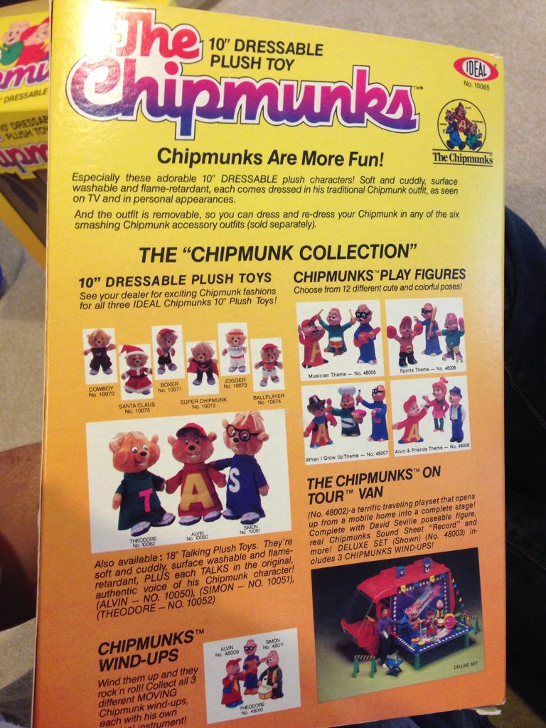 Alvin - Ideal (The Chipmunks) action figure collectible [Barcode 026262100654] - Main Image 2