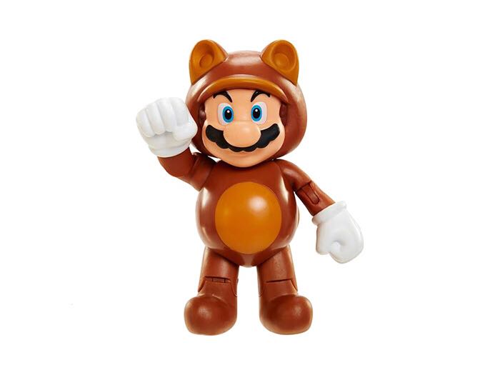 World of Nintendo: Tanooki Mario - Jakks Pacific (World of Nintendo: Mini Figure) action figure collectible [Barcode 039897611495] - Main Image 2