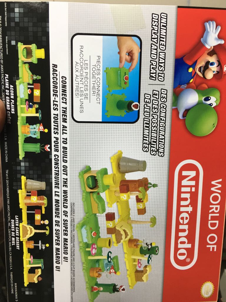 Micro Land Deluxe Pack Acorn Plains  - JAKKS Pacific, Inc. (World Of Nintendo) action figure collectible [Barcode 039897685533] - Main Image 2