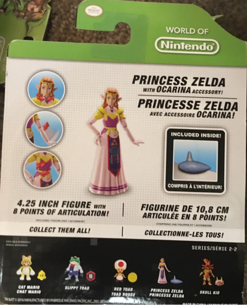 Zelda - Jakks Pacific (The legend Of Zelda) action figure collectible [Barcode 039897686400] - Main Image 2