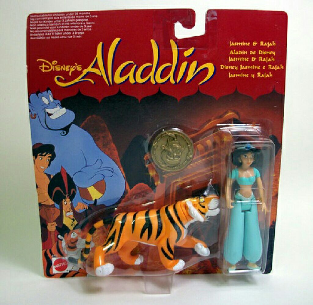 Aladdin Jasmine & Rajah Disney by Mattel action figure  action figure collectible [Barcode 02660530] - Main Image 2