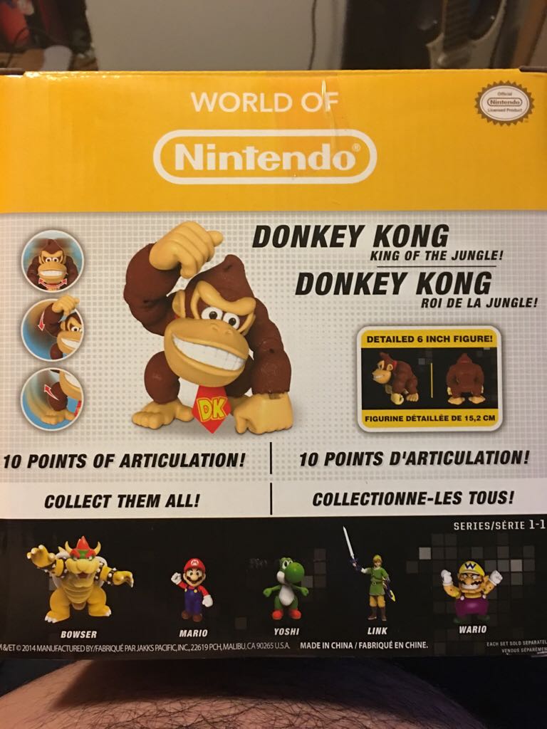 Jakks World Of Nintendo Donkey Kong Deluxe - JAKKS Pacific, Inc. (World Of Nintendo) action figure collectible [Barcode 039897761985] - Main Image 2
