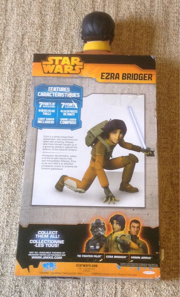 Basic 18” Ezra Bridger - Jakks Pacific (Jakks Big Figs) action figure collectible [Barcode 039897782270] - Main Image 2