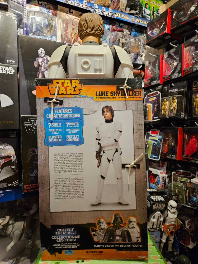 Giant 31” Luke Skywalker - Disney (Jakks Big Figs) action figure collectible [Barcode 039897782430] - Main Image 2