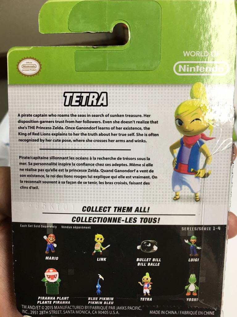 1-4 Tetra - JAKKS Pacific, Inc. (World Of Nintendo) action figure collectible [Barcode 039897782935] - Main Image 2