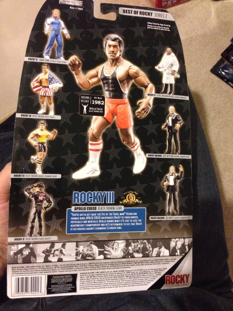 Larry Merchant Action Figure - Jakks Pacific (Rocky 3) action figure collectible [Barcode 039897790213] - Main Image 2