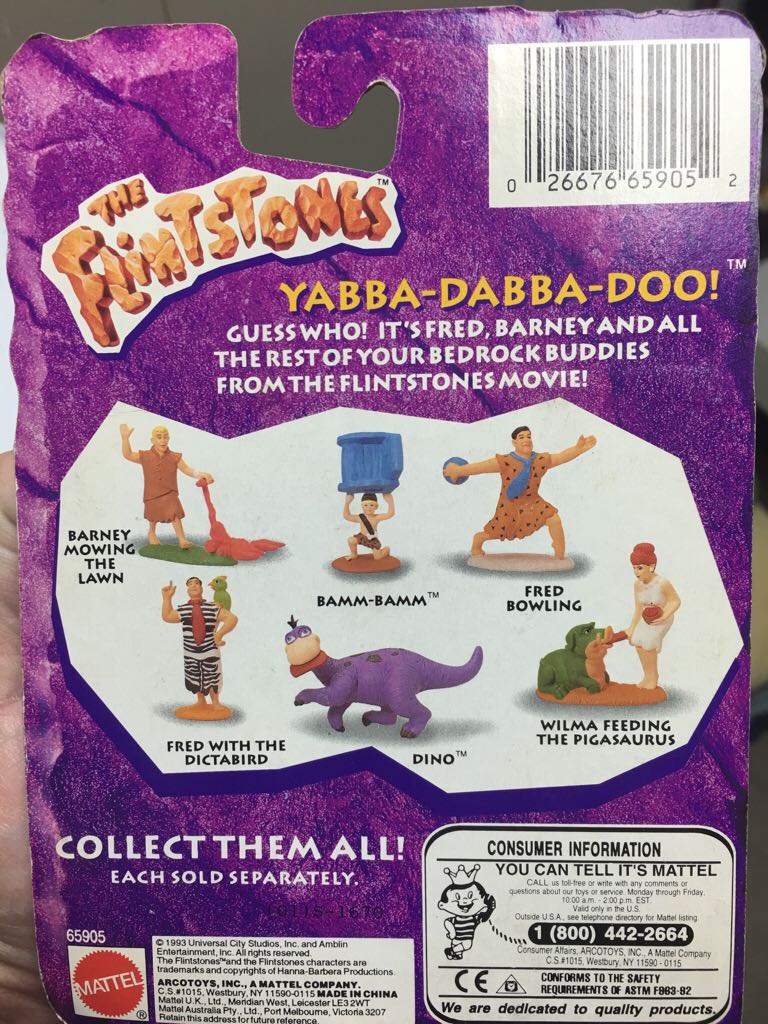 Bamm - Bamm - Mattel (The Flintstones) action figure collectible [Barcode 026676659052] - Main Image 2