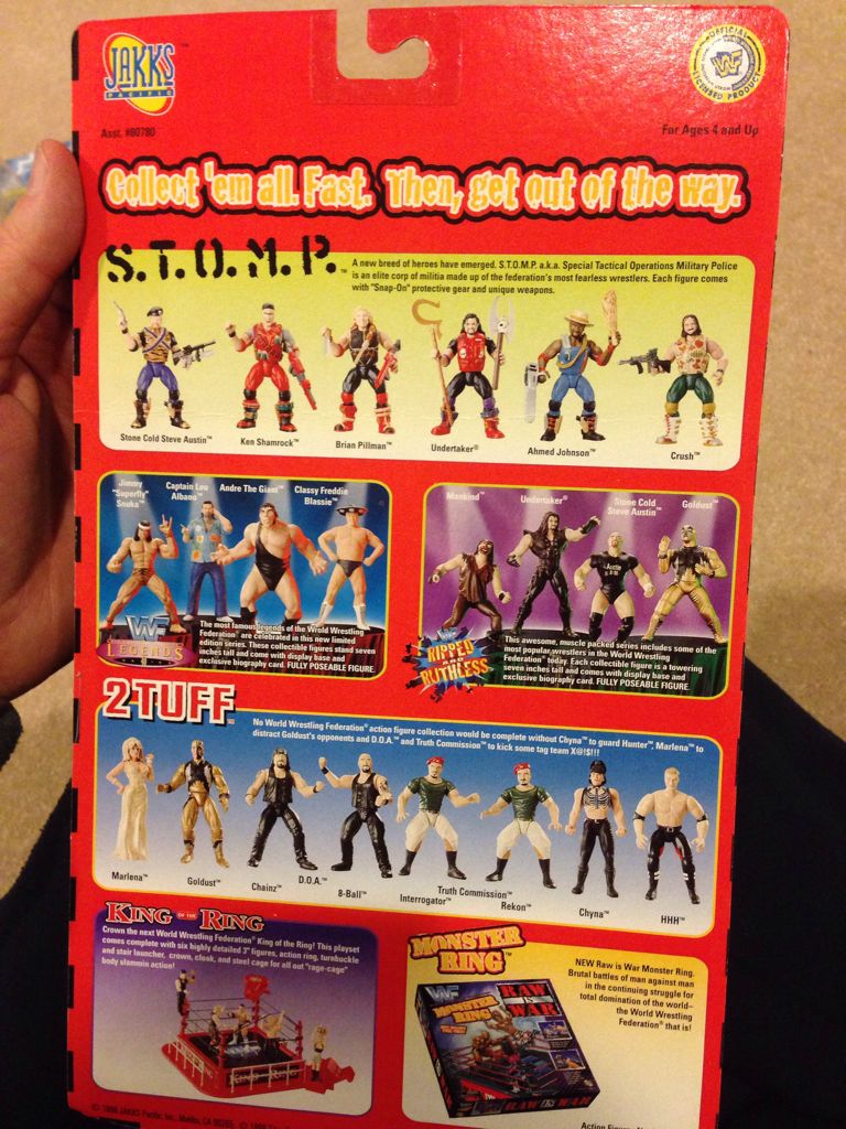 Steve Austin - Jakks Pacific (World Wrestling Federation) action figure collectible [Barcode 039897807812] - Main Image 2