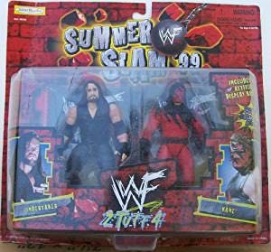 Undertaker & Kane - Summer Slam 99 - Jakks Pacific (WWF: Undertaker) action figure collectible [Barcode 039897815121] - Main Image 1