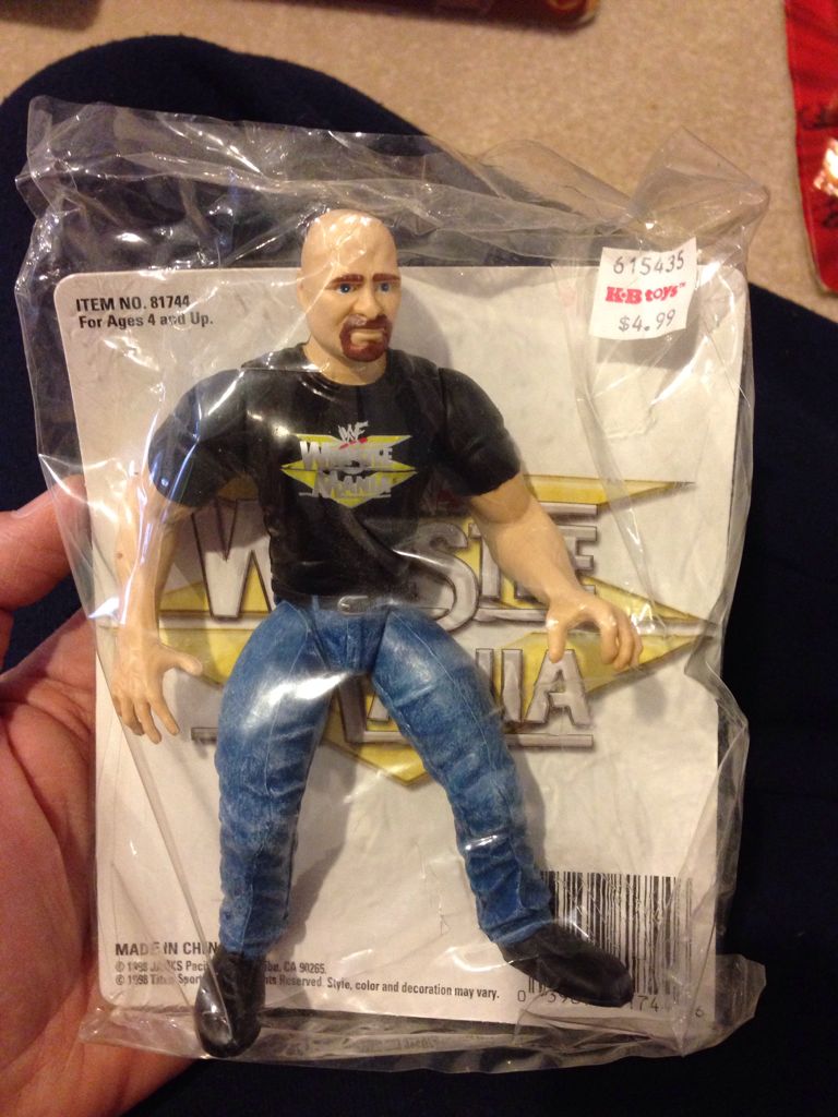 Stone Cold Steve Austin - Jakks Pacific (WWE) action figure collectible [Barcode 039897817446] - Main Image 2
