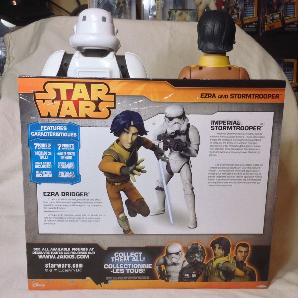 Basic Multi Pack Ezra Bridget And Imperial Stormtrooper - Jakks Pacific (Jakks Big Figs) action figure collectible [Barcode 039897839110] - Main Image 2