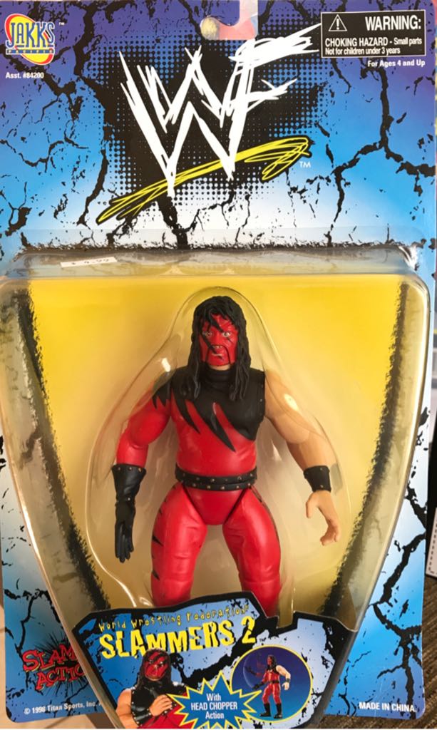 WWF Jakks Pacific BCA Slammers Series 2: Kane - Jakks Pacific (WWF Jakks Pacific BCA Slammers Series 2) action figure collectible [Barcode 039897842028] - Main Image 1