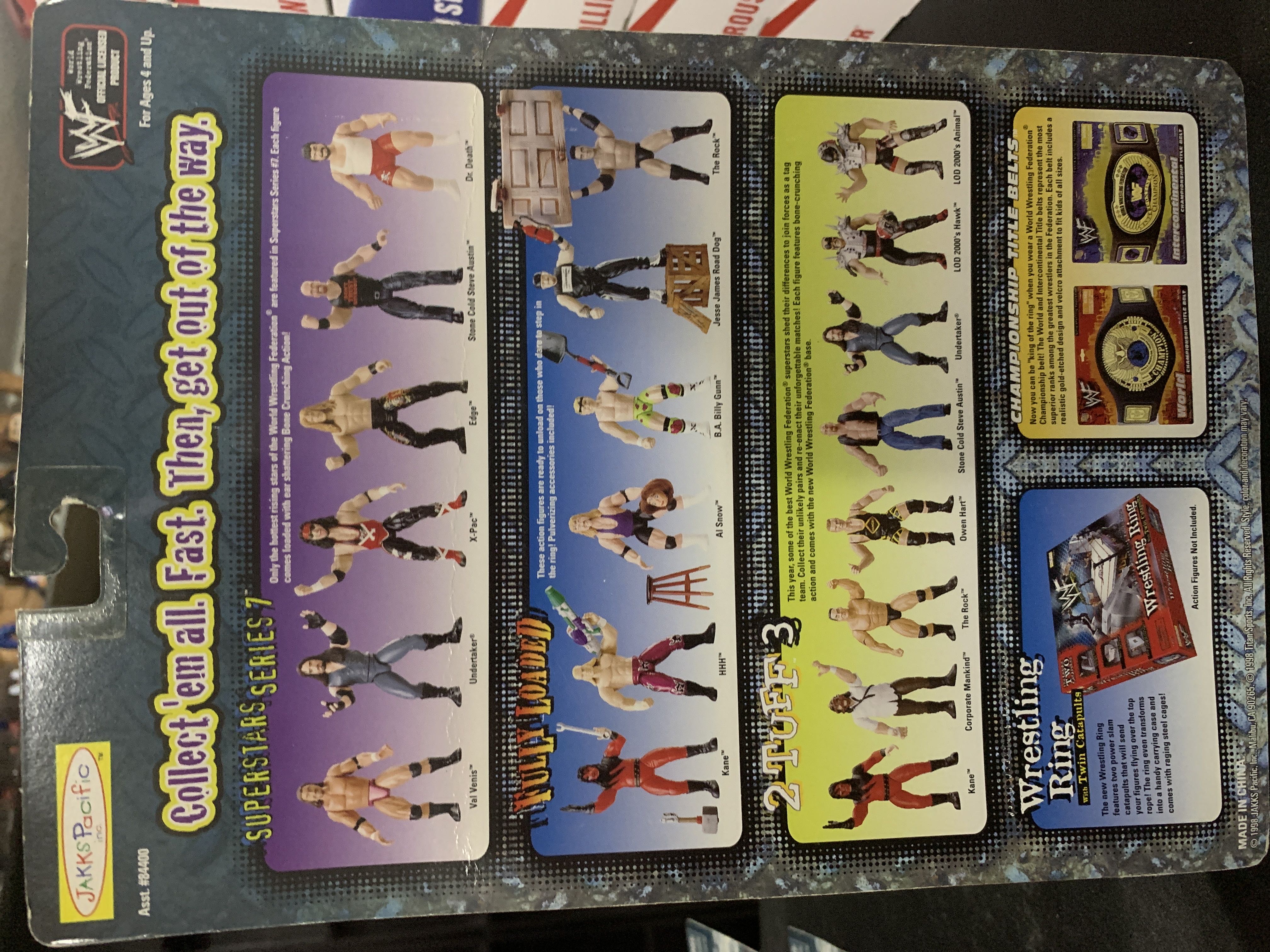 Undertaker - Jakks Pacific (WWF: Undertaker) action figure collectible [Barcode 039897844022] - Main Image 2