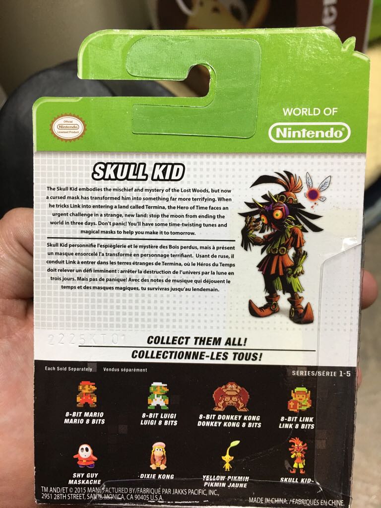 Series 1-5 Skull Kid - JAKKS Pacific, Inc. (World Of Nintendo) action figure collectible [Barcode 039897867250] - Main Image 2