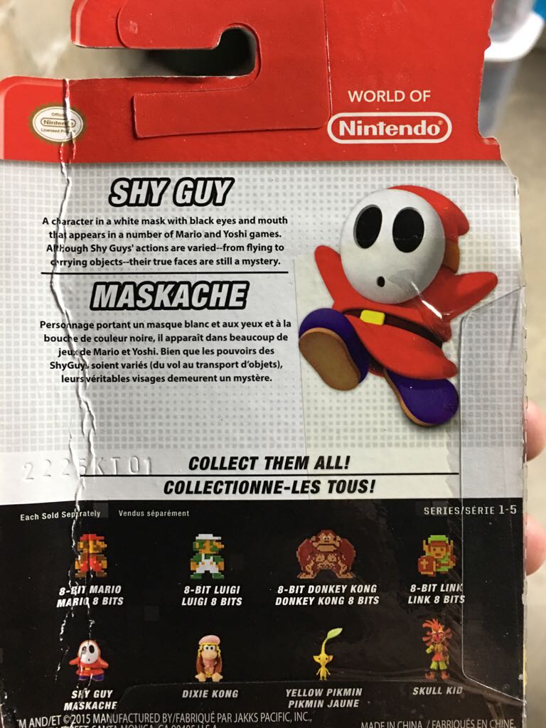 1-5 Shy Guy - Jakks Pacific (World Of Nintendo) action figure collectible [Barcode 039897867267] - Main Image 2