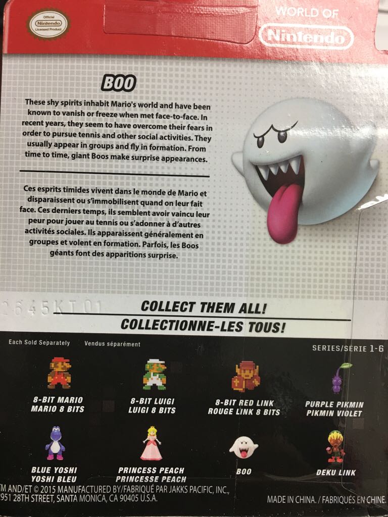 Boo - Jakks Pacific (World Of Nintendo) action figure collectible [Barcode 039897867359] - Main Image 2