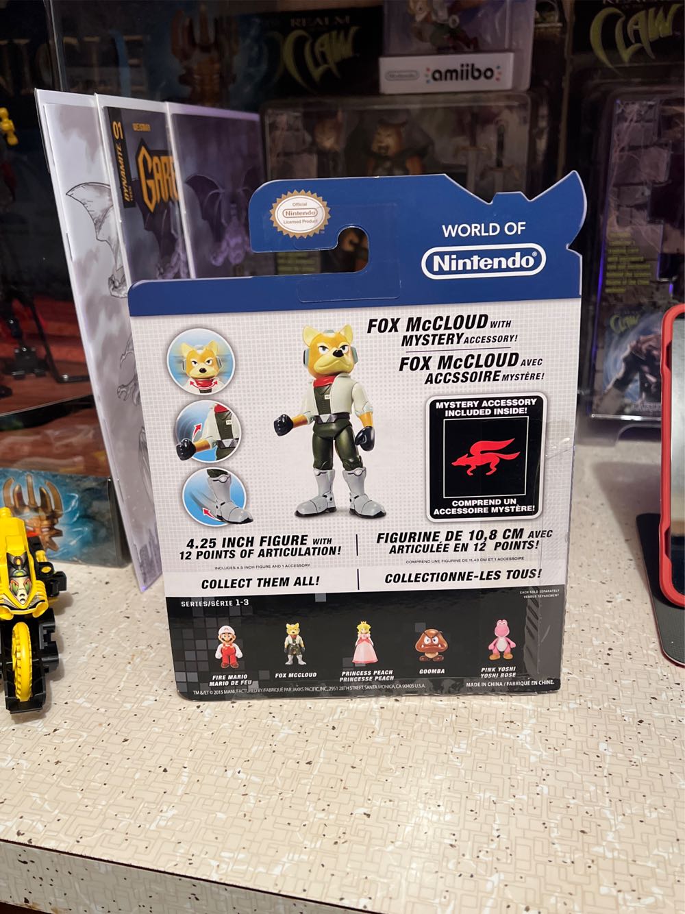 1-3 Fox McCloud - JAKKS Pacific, Inc. (World Of Nintendo) action figure collectible [Barcode 039897867403] - Main Image 4
