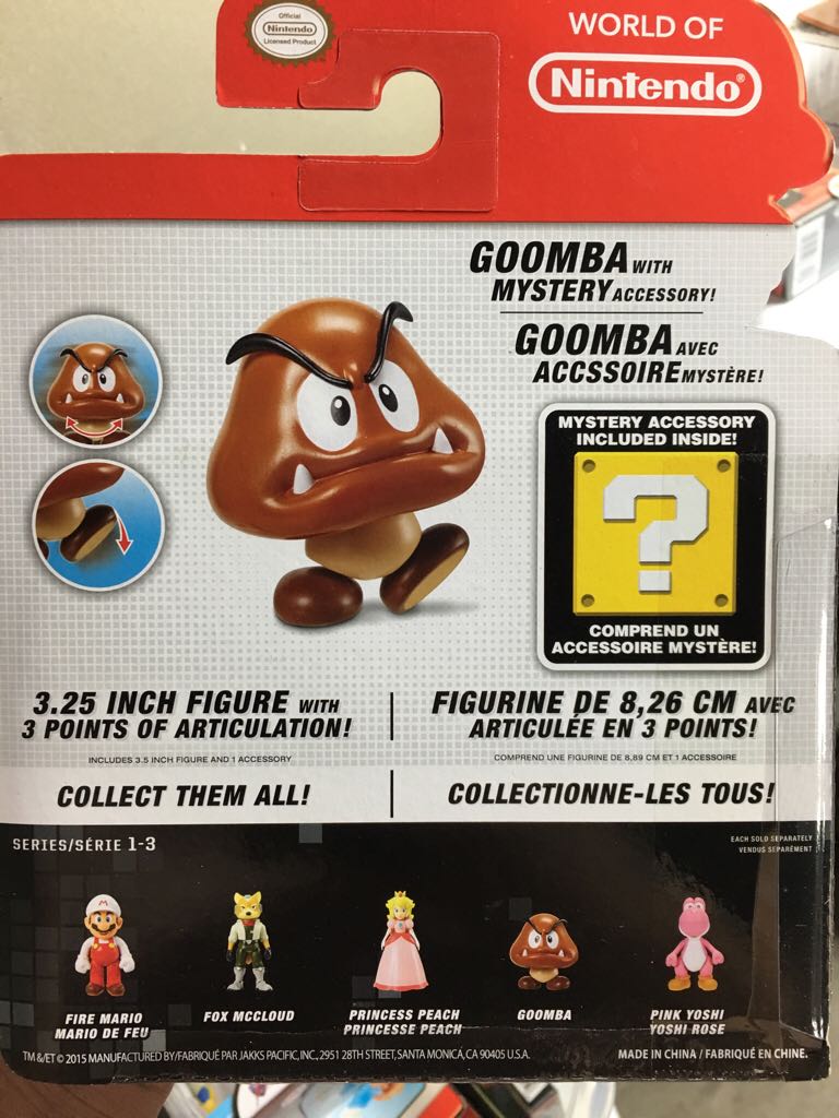 Goomba - JAKKS Pacific, Inc. (World Of Nintendo) action figure collectible [Barcode 039897867427] - Main Image 2