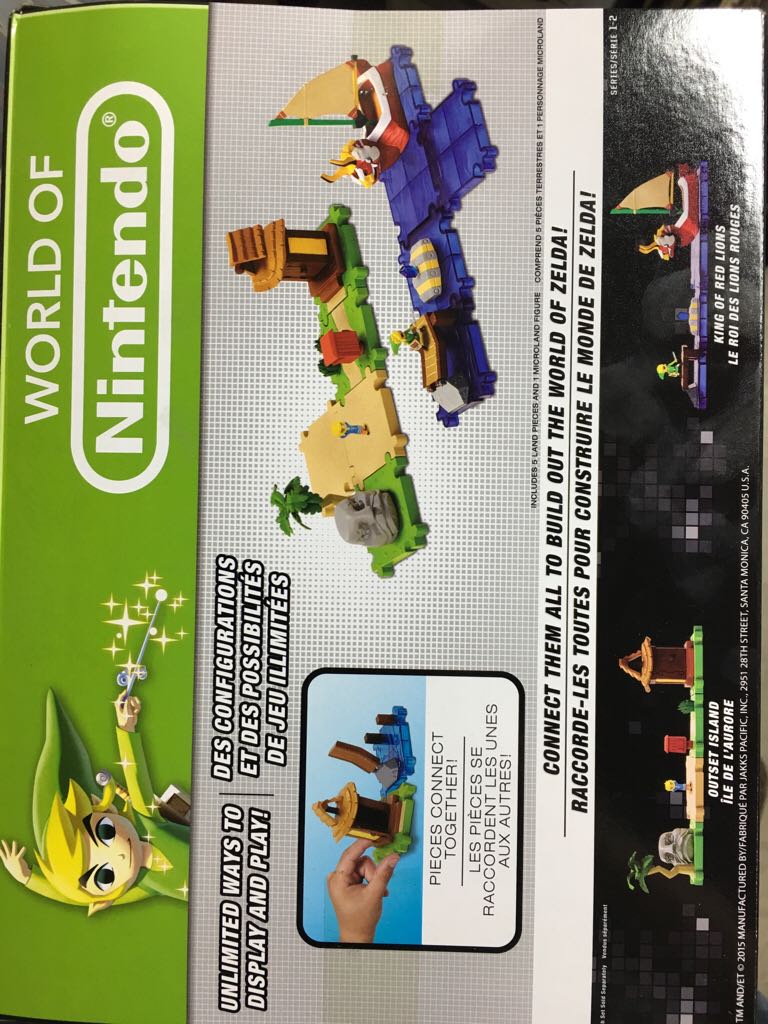 1-2 Micro Land Deluxe Pack Outset Island  - JAKKS Pacific, Inc. (World Of Nintendo Micro Land) action figure collectible [Barcode 039897888286] - Main Image 2