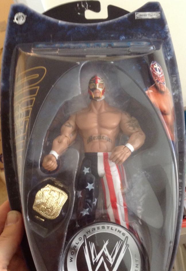 WWE Internet Exclusive Limited Rey Mysterio Action Figure Jakks Sealed / On Card USA Limited Exclusive  - Jakks Pacific (WWE) action figure collectible [Barcode 039897909974] - Main Image 1