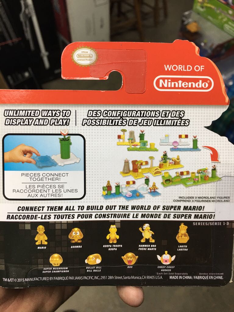 1-3 Micro Land Gold Series - JAKKS Pacific, Inc. (World Of Nintendo Micro Land) action figure collectible [Barcode 039897914145] - Main Image 2