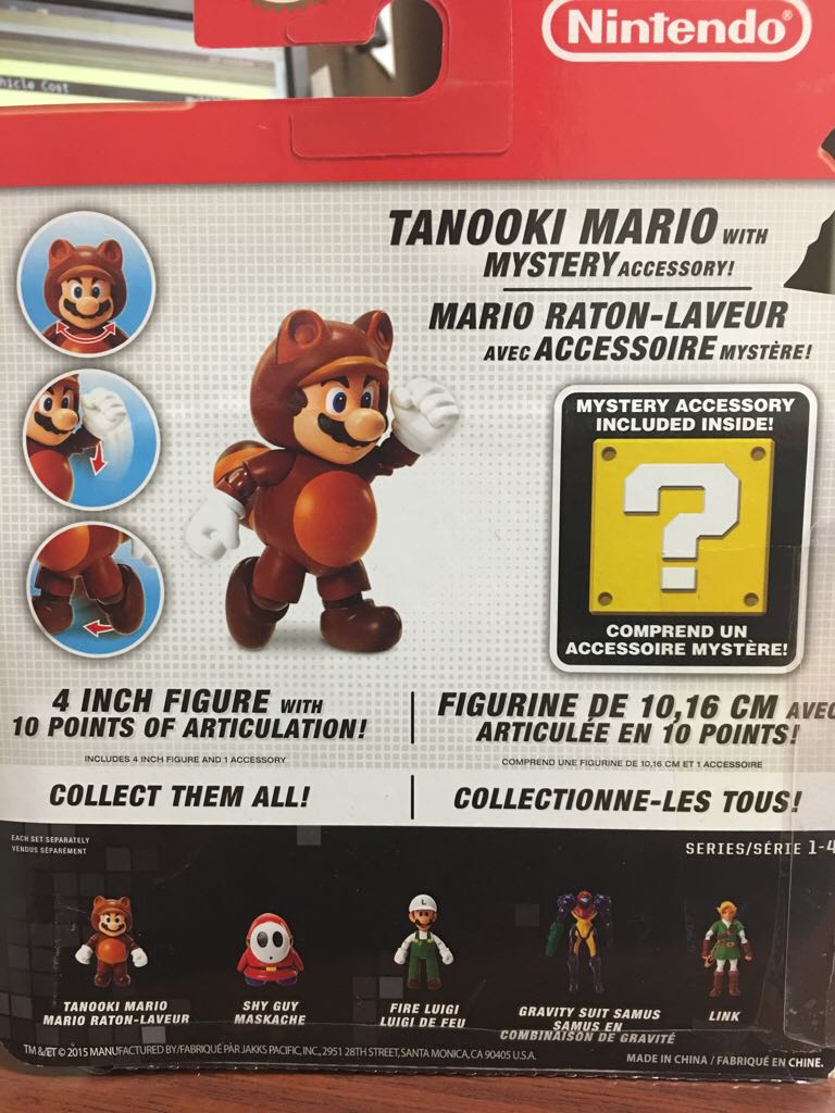 Mario Tanooki - JAKKS Pacific, Inc. (World Of Nintendo) action figure collectible [Barcode 039897914367] - Main Image 2