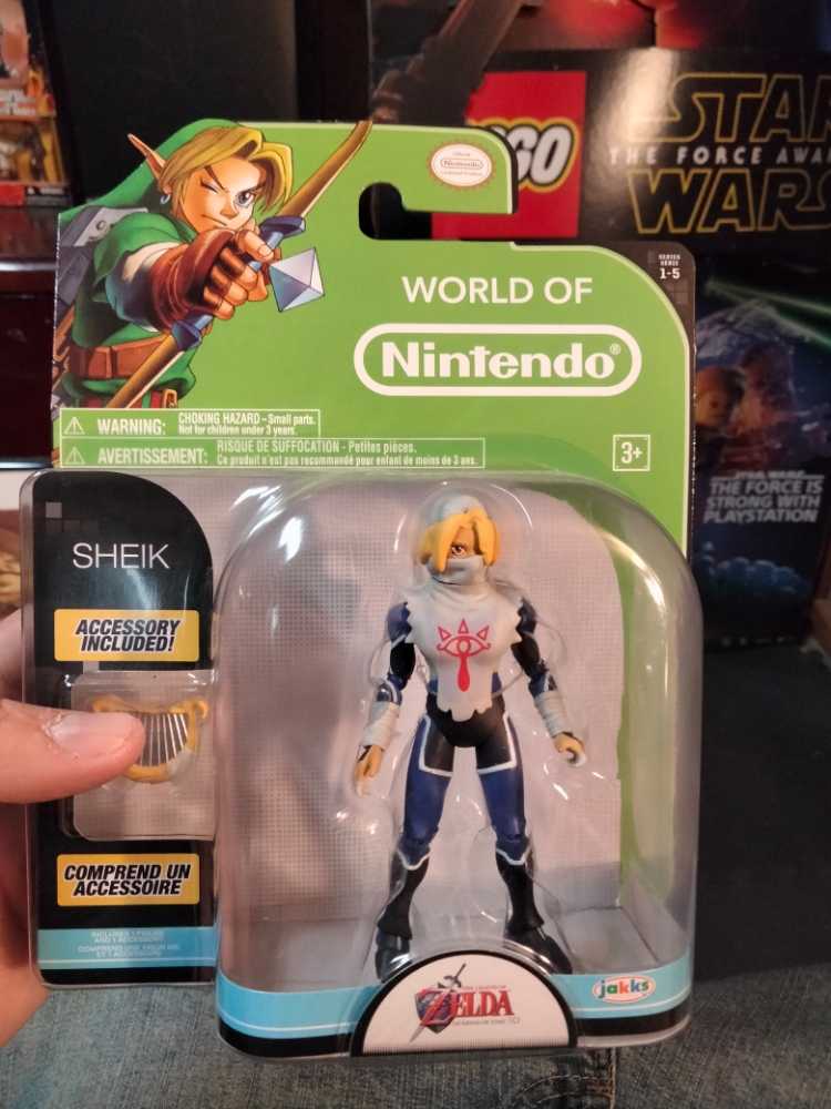 Sheik  - JAKKS Pacific, Inc. (World Of Nintendo) action figure collectible [Barcode 039897914428] - Main Image 3