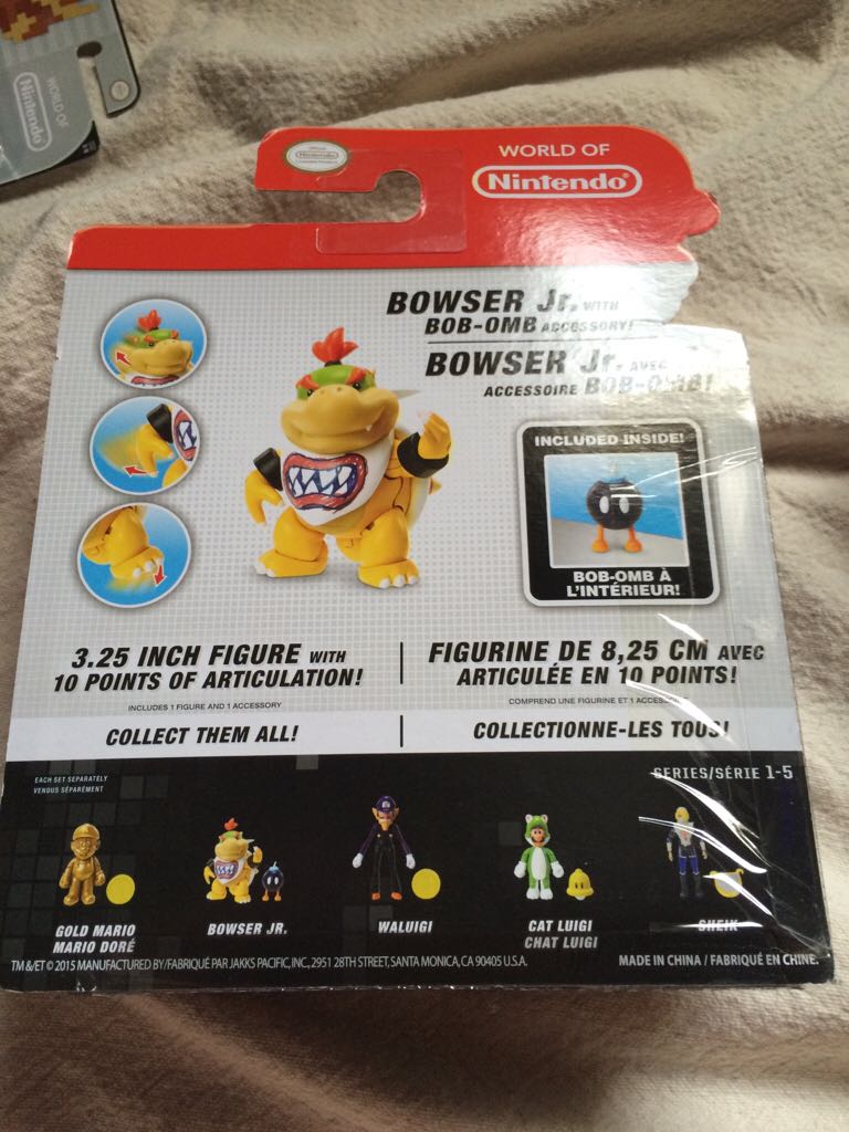 Bowser JR. - JAKKS Pacific, Inc. (World Of Nintendo) action figure collectible [Barcode 039897914466] - Main Image 2