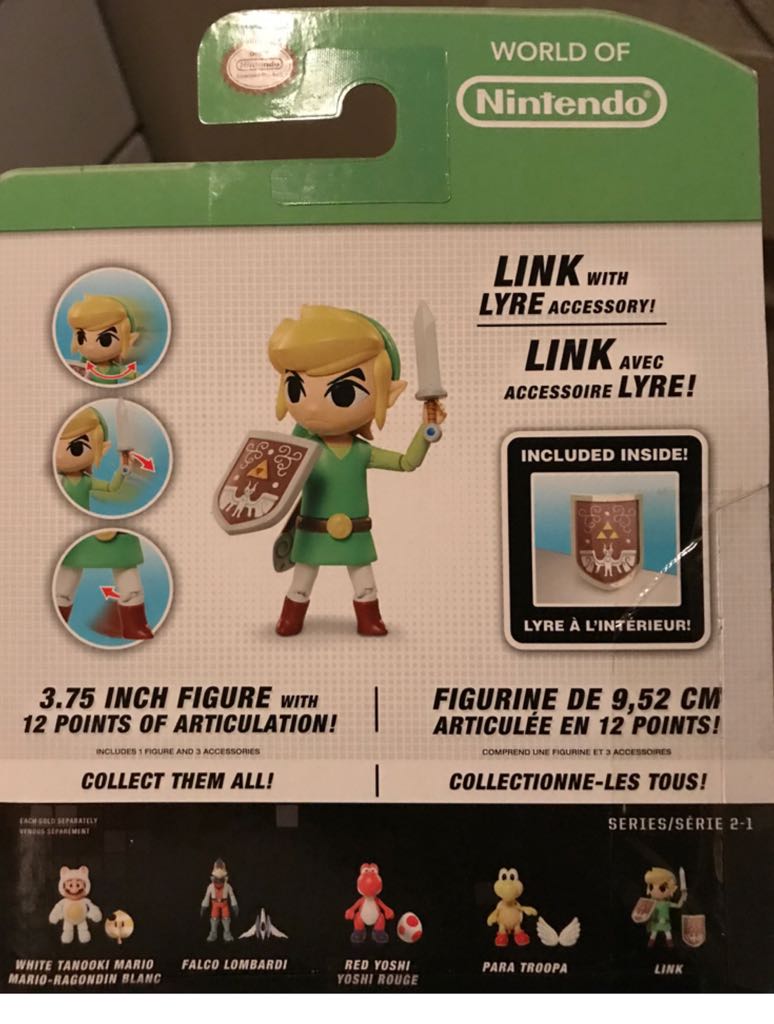 Legend Of Zelda: The Windwaker HD Link - JAKKS Pacific, Inc. (World Of Nintendo) action figure collectible [Barcode 039897914534] - Main Image 2
