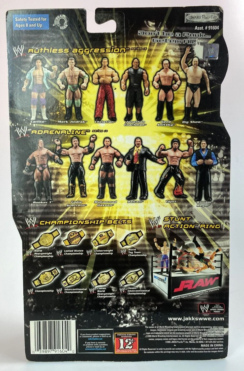 Heidenreich - Jakks Pacific (WWE Ruthless Aggression Series 15.5) action figure collectible [Barcode 039897916040] - Main Image 2