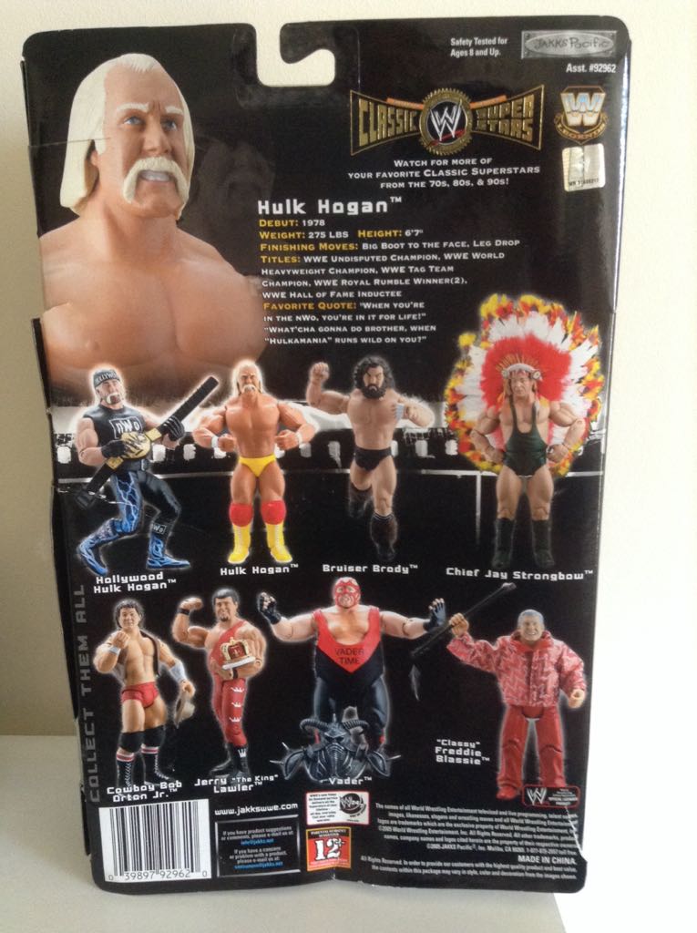 WWE Jakks Classic Superstars Series 8 Cowboy Bob Orton Jr. - Jakks Pacific (WWE Classic Superstars) action figure collectible [Barcode 039897929620] - Main Image 2