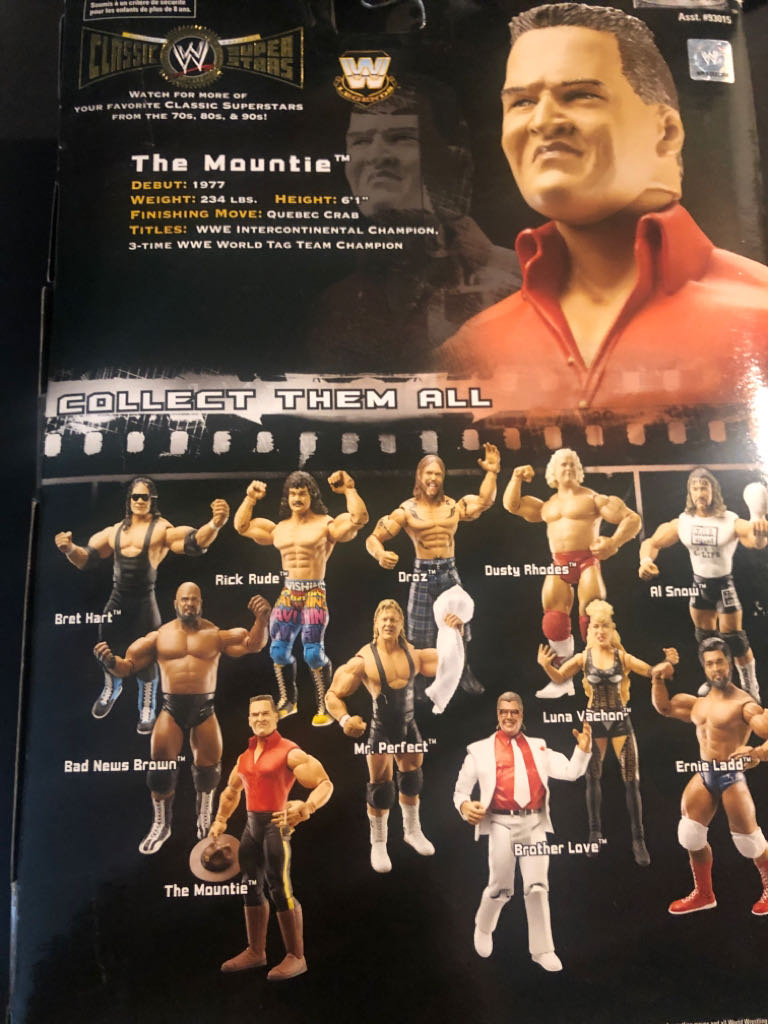 Mountie - Jakks Classic Superstars, The - Jakks Pacific (Wwe Wrestling) action figure collectible [Barcode 039897930152] - Main Image 2