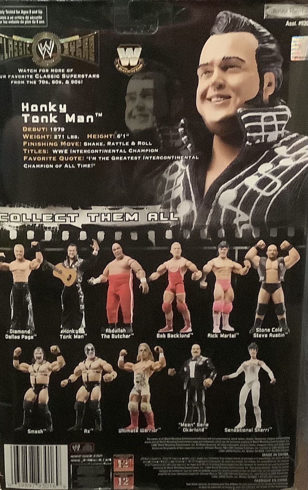 Jakks Pacific Classic WWE Superstars Honky-Tonk Man Series 14 - Jakks Pacific (WWE Classic Superstars) action figure collectible [Barcode 039897930169] - Main Image 2