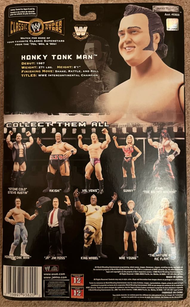 Wwe Classic Superstars-”Stone cold Steve Austin - Jakks Pacific (WWE Classic Superstars) action figure collectible [Barcode 039897938202] - Main Image 2