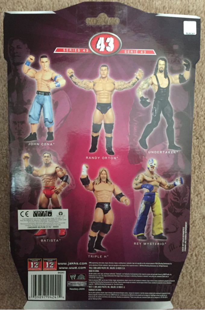 WWE Jakks Ruthless Aggression Series 43 John Cena - Jakks Pacific action figure collectible [Barcode 039897942414] - Main Image 2