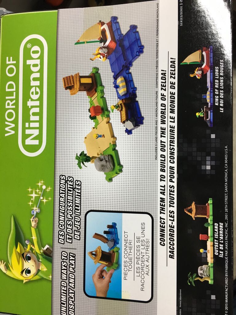 1-2 Micro Land Deluxe Pack King Of Red Lions  - JAKKS Pacific, Inc. (Wind Waker HD) action figure collectible [Barcode 039897951980] - Main Image 2