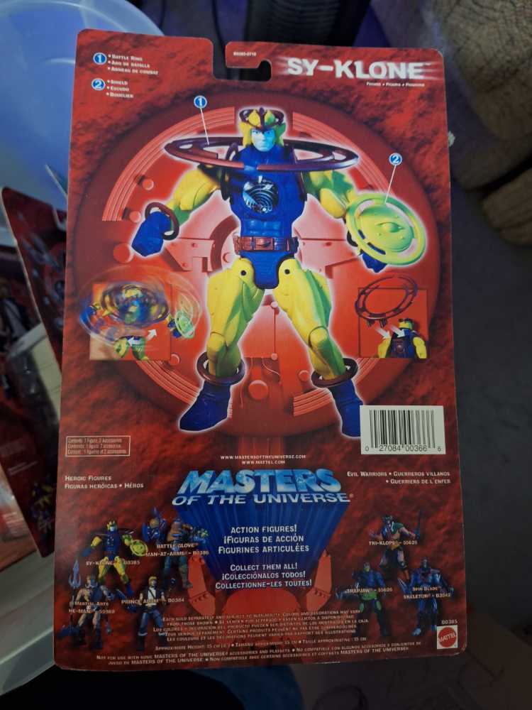 Sy-Klone  - Mattel (He-Man - 2002 Series) action figure collectible [Barcode 027084003666] - Main Image 3