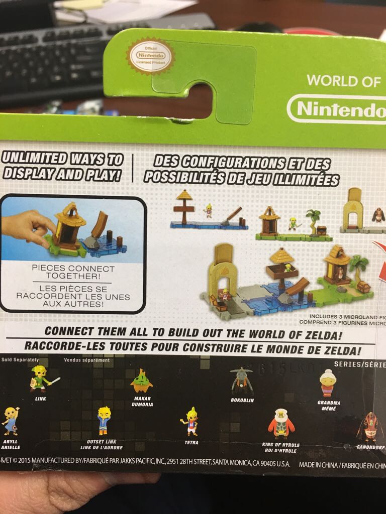 Zelda - Micro Land Figures - JAKKS Pacific, Inc. (World Of Nintendo Micro Land) action figure collectible [Barcode 039897952161] - Main Image 2