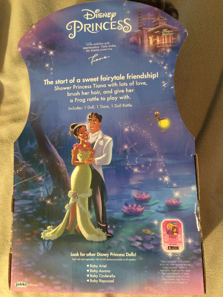 Tiana, Disney Princess Baby Tiana - Jakks Pacific (Disney Princess Baby) action figure collectible [Barcode 039897952284] - Main Image 2