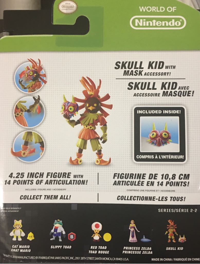 Skull Kid - JAKKS Pacific, Inc. (World Of Nintendo) action figure collectible [Barcode 039897957210] - Main Image 2