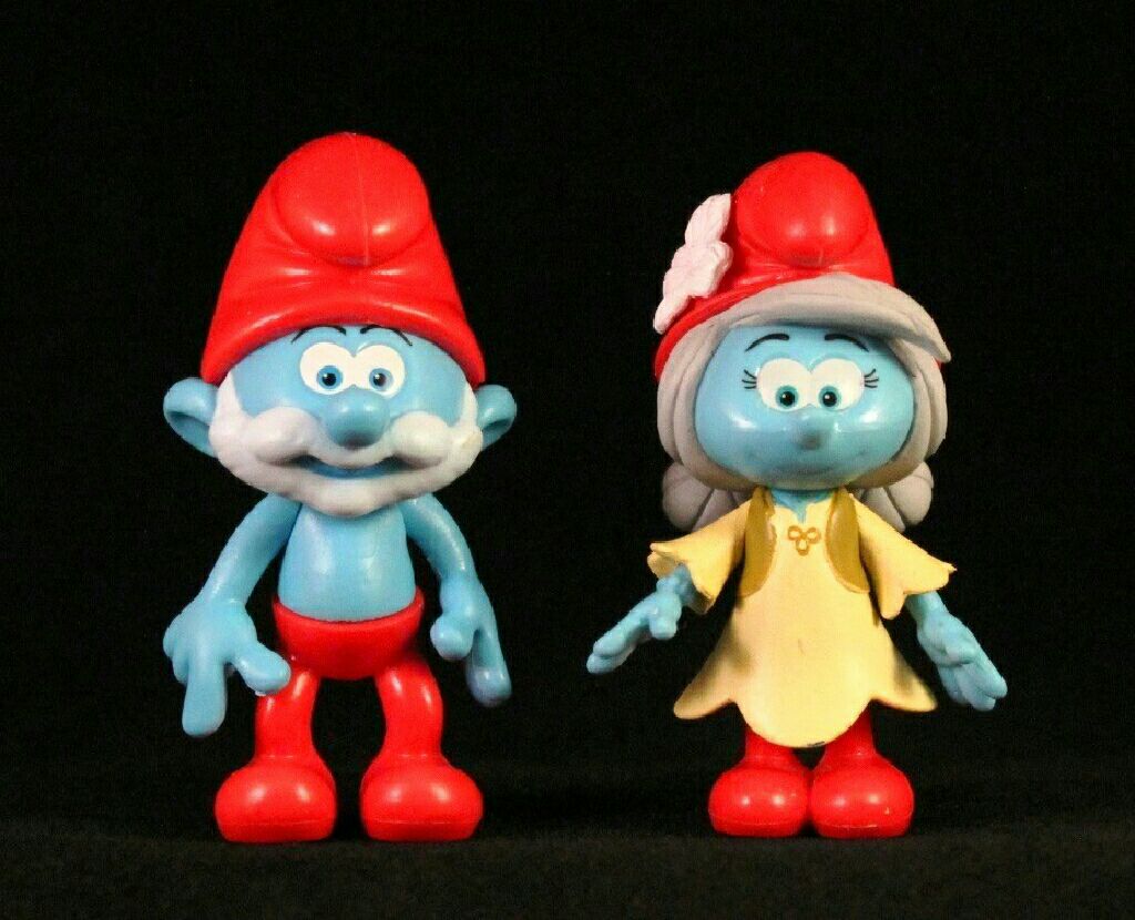 Papa Smurf & Smurfwillow - Jakks Pacific (Smurfs: The Lost Village) action figure collectible [Barcode 039897965642] - Main Image 1