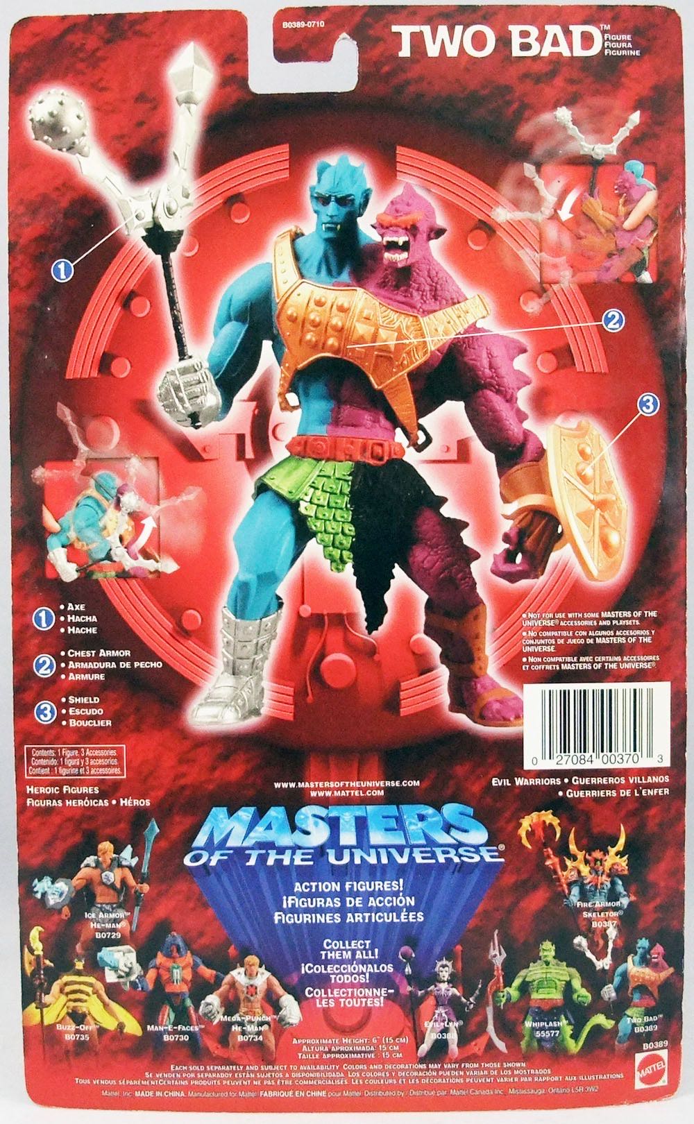 Two Bad - Mattel (Masters Of The Universe 200x) action figure collectible [Barcode 027084003703] - Main Image 2