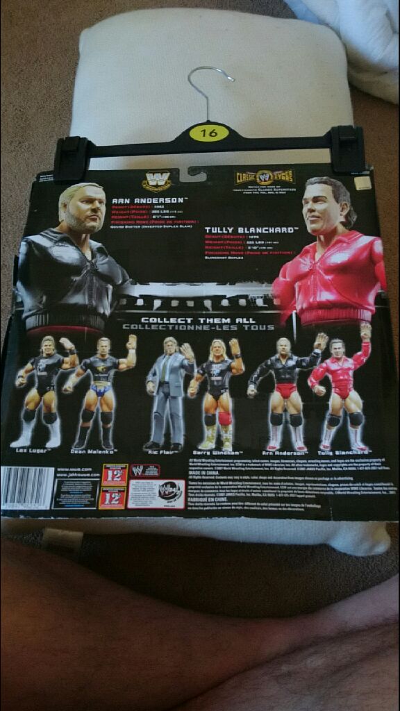 Arn Anderson - Jakks Pacific (WWE Classic Superstars) action figure collectible [Barcode 039897982526] - Main Image 2