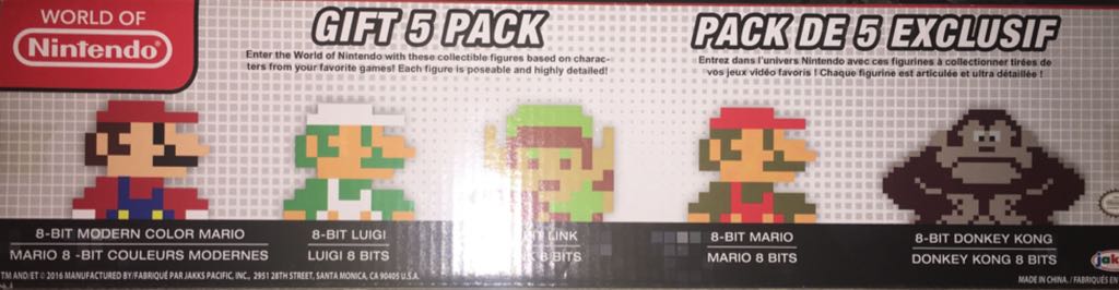 8-bit 5 Pack - Jakks Pacific, Inc (World Of Nintendo 8-bit) action figure collectible [Barcode 039897996394] - Main Image 2