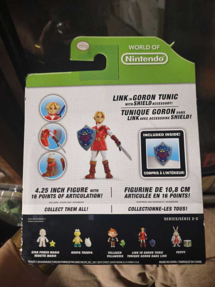 Link In Goron Tunic - JAKKS Pacific, Inc. (World Of Nintendo) action figure collectible [Barcode 039897998251] - Main Image 3