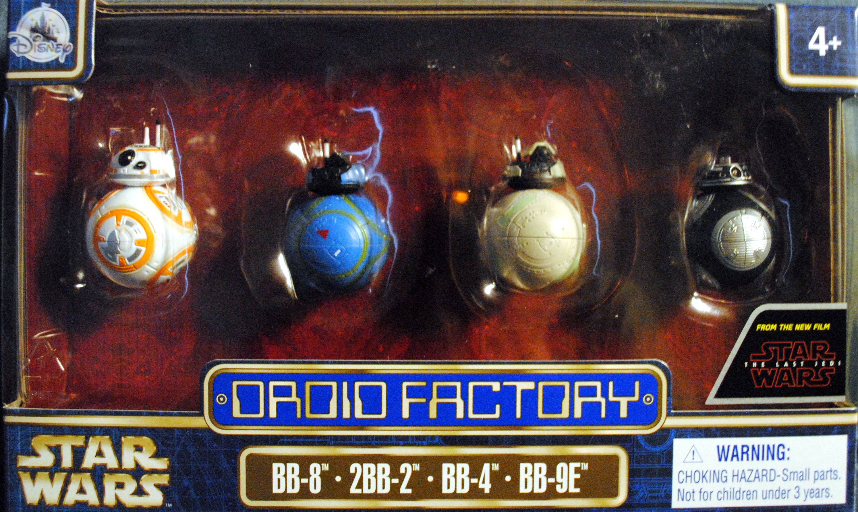 Disney Droid Factory : The Last Jedi Boxset  TLJ - Disney Parks (Star Wars Episode VIII The Last Jedi) action figure collectible [Barcode 0400020231857] - Main Image 1