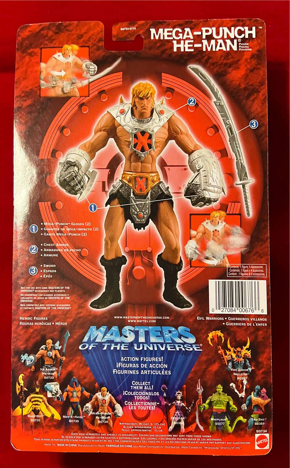 Masters Of The Universe 200x Mega-Punch He-Man - Mattel (Masters Of The Universe 200x) action figure collectible [Barcode 027084006766] - Main Image 2